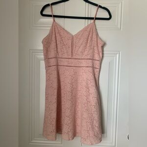 J.O.A. Dusty Pink Flower Embroidered Sundress Size M